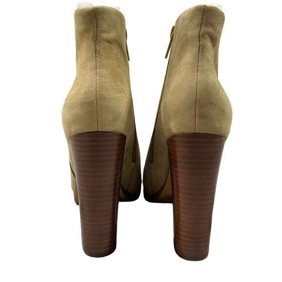 Vince Camuto Cayelsa Bootie 10 Tan Leather Neutral Classic Boho - Picture 8 of 14